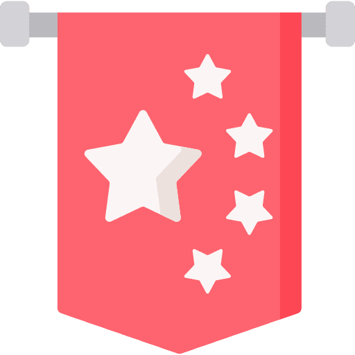 Banner favourite flags mark icon