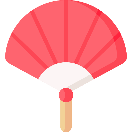 Fan cultures traditional accessory icon Fan cultures traditional accessory icon