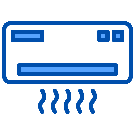 Air conditioner electronics refreshing air conditioning icon Air conditioner electronics refreshing air conditioning icon