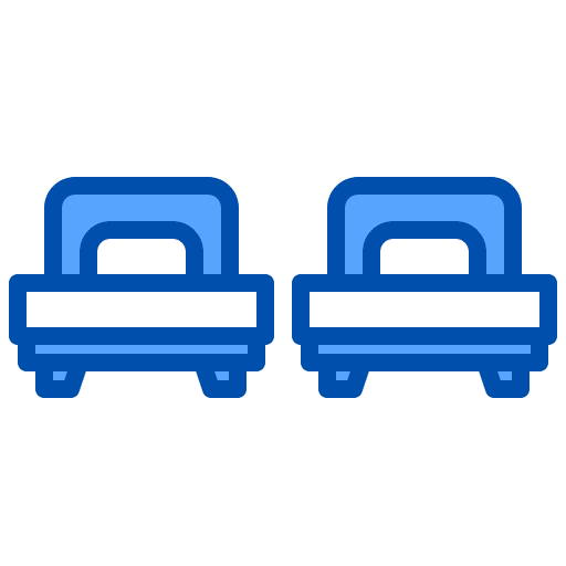 Bed bedroom furniture and household house things icon Bed bedroom furniture and household house things icon