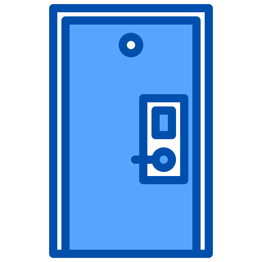 Door motel door hotel icon Door motel door hotel icon