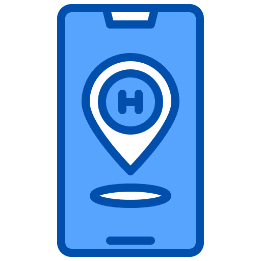 Gps electronics placeholder smartphone icon Gps electronics placeholder smartphone icon