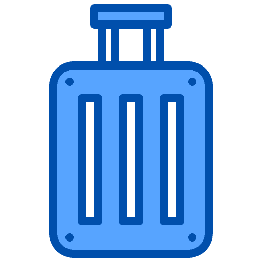 Luggage suitcase trolley travel icon Luggage suitcase trolley travel icon