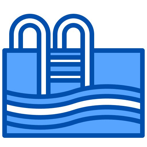 Swimming pool real estate holidays sport icon Swimming pool real estate holidays sport icon