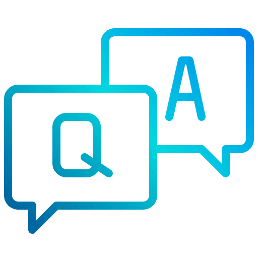 Faq answer qa communications icon