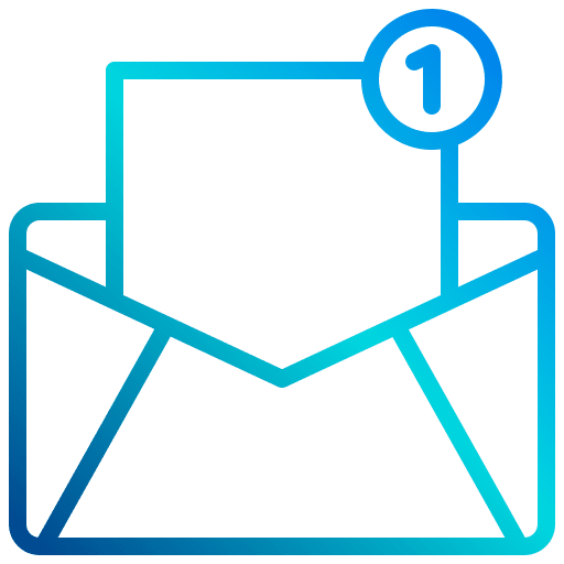 Mail envelope communicate email icon Mail envelope communicate email icon
