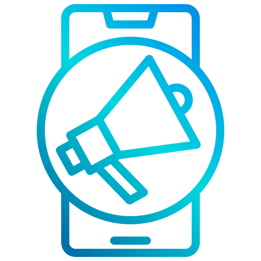 Megaphone communication conversation advertisement icon