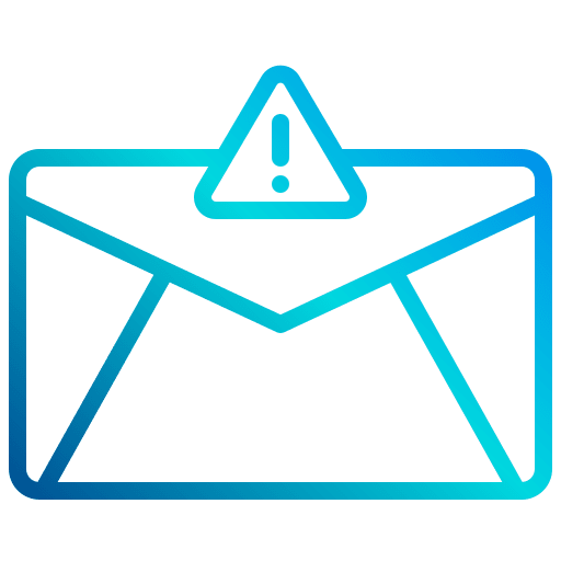 Email notification message interface icon Email notification message interface icon