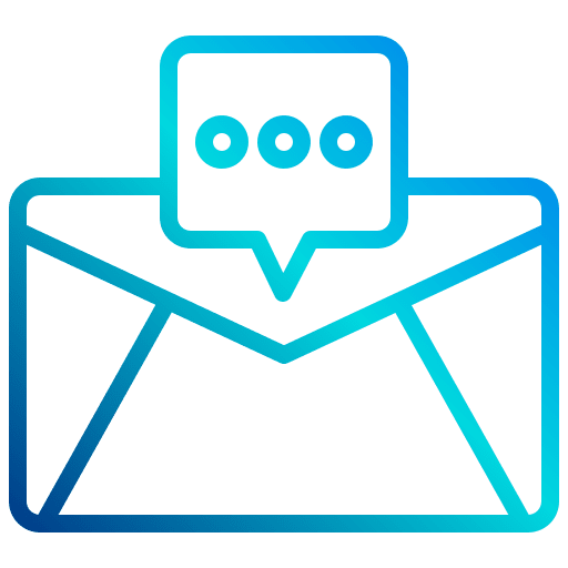 Mail notification social media interface icon Mail notification social media interface icon