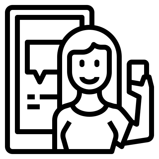 Chat smartphone device chat icon Chat smartphone device chat icon