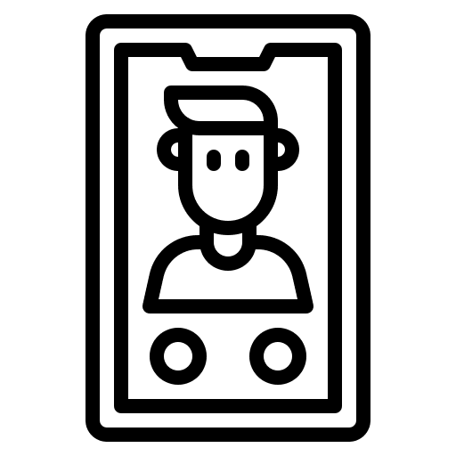 Video call phone call device electronics icon Video call phone call device electronics icon