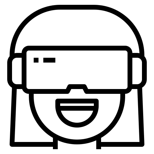 Vr vr device player icon Vr vr device player icon