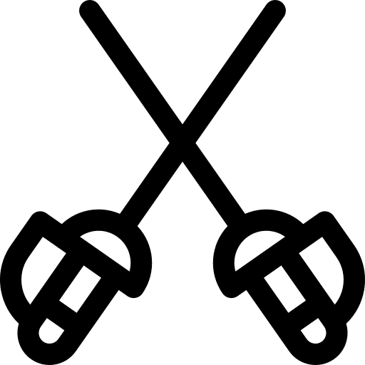 Fencing fencing weapon sabre icon Fencing fencing weapon sabre icon