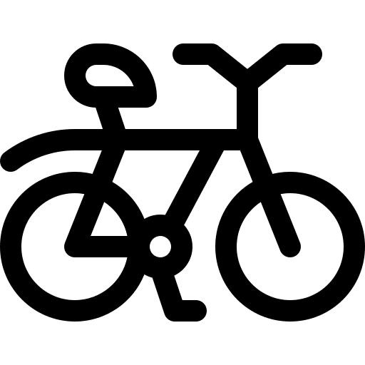 Mountain bike mountain bycicle transport icon