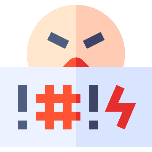 Insult abuse online miscellaneous icon Insult abuse online miscellaneous icon