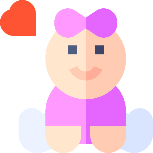 Baby girl child newborn baby icon Baby girl child newborn baby icon