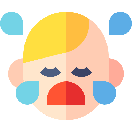 Cry crying baby kid icon Cry crying baby kid icon