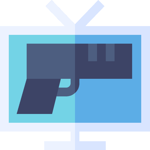 Action movie gun film television icon Action movie gun film television icon