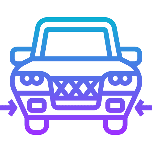 Bumper parts guard part icon Bumper parts guard part icon