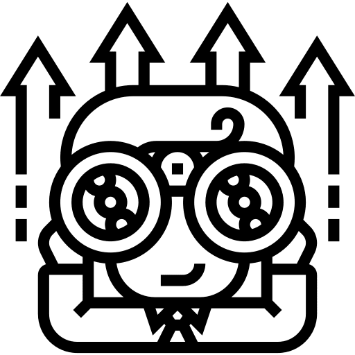 Focus people vision target icon