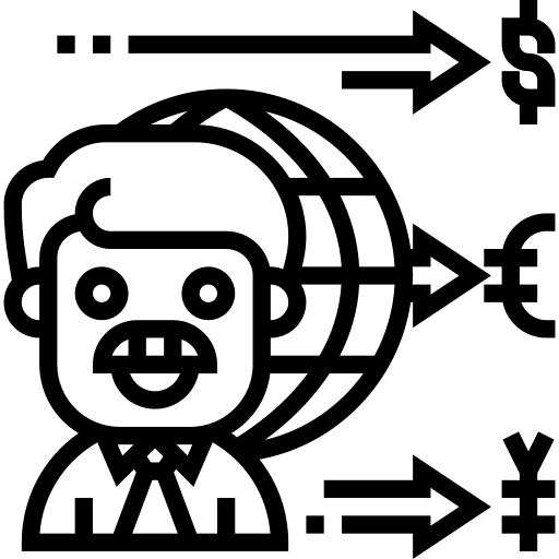 Network business and finance international globalization icon