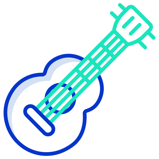 Ukulele ukulele music and multimedia hobbies and free time icon