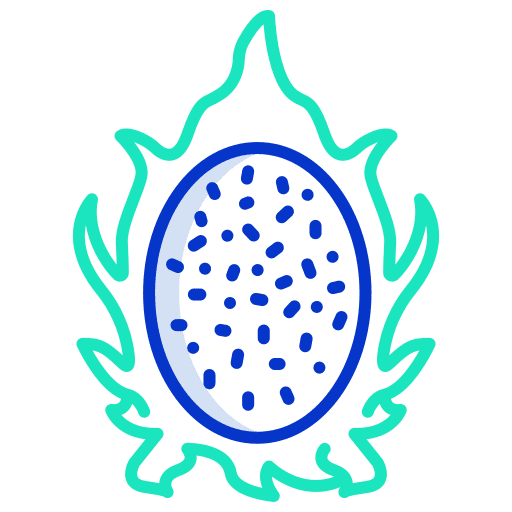 Dragon fruit vegetarian healthy food vegan icon Dragon fruit vegetarian healthy food vegan icon