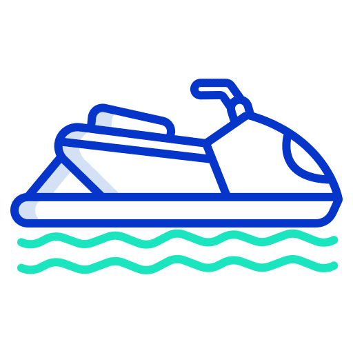 Jet ski watercraft transport water sport icon Jet ski watercraft transport water sport icon
