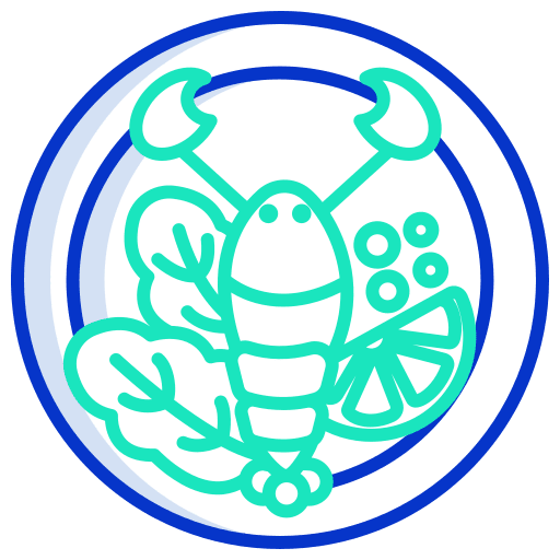 Crab cuisine animal seafood icon Crab cuisine animal seafood icon