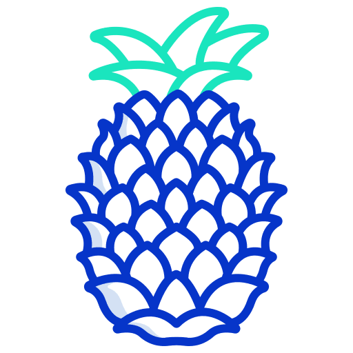 Pineapple healthy organic pineapple icon Pineapple healthy organic pineapple icon