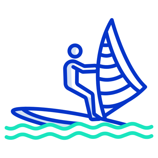 Surfing sports and competition summertime surf board icon Surfing sports and competition summertime surf board icon