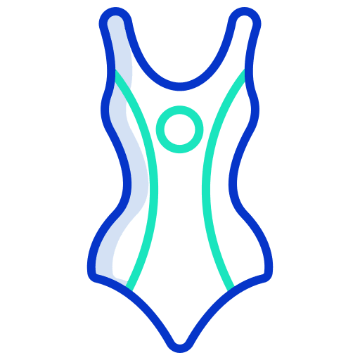 Swim suit fashion femenine water sport icon Swim suit fashion femenine water sport icon