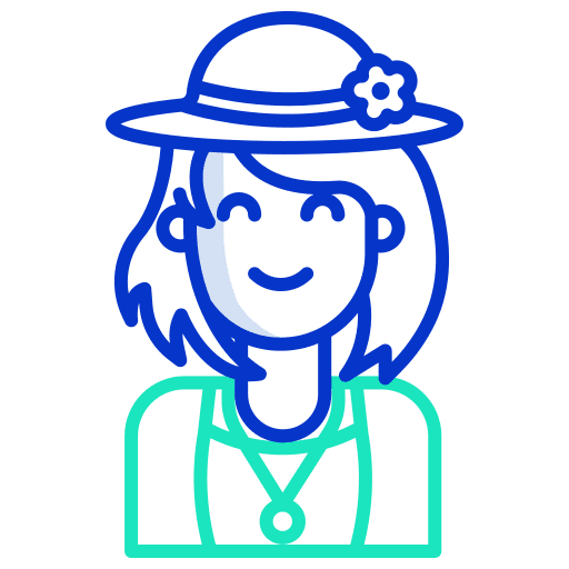 Tourist trip girl avatar icon Tourist trip girl avatar icon
