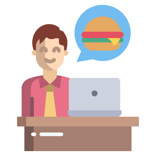 Consult food and restaurant shipping and delivery professions and jobs icon Consult food and restaurant shipping and delivery professions and jobs icon