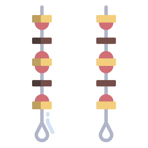 Brochette vegetable food and restaurant meat icon Brochette vegetable food and restaurant meat icon