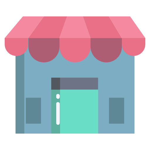 Store shop restaurant coffee shop icon Store shop restaurant coffee shop icon