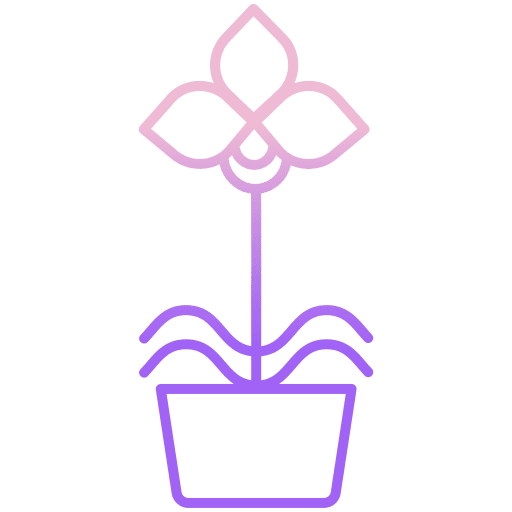 Plant gardening nature orchid icon Plant gardening nature orchid icon