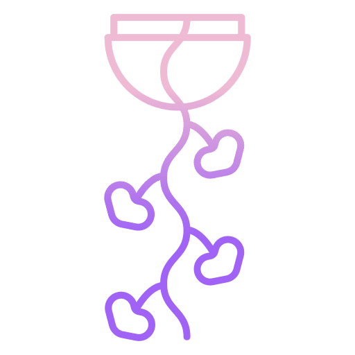 Plant love hearts farming and gardening icon Plant love hearts farming and gardening icon