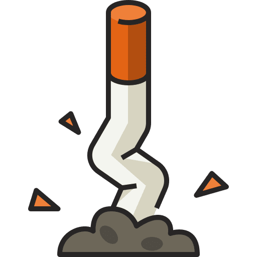 Cigarette no smoking no tobacco day miscellaneous icon