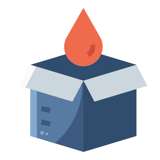 Blood donation box health blood donation icon