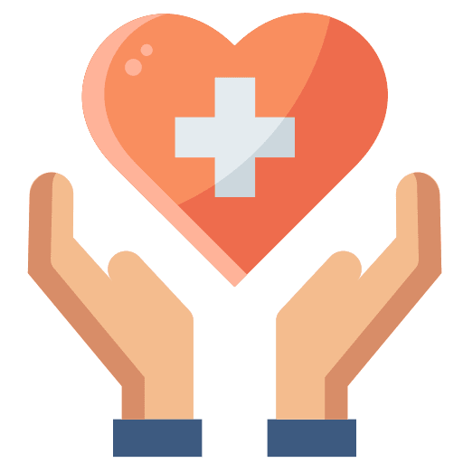 Charity healthcare healthcare and medical help icon