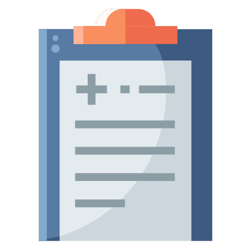 Medical report document files and folders clipboard icon