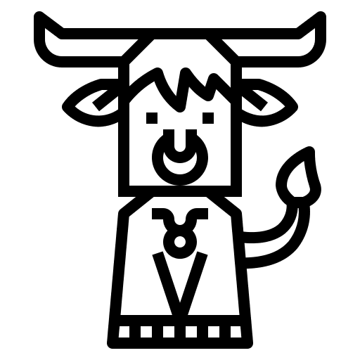 Taurus miscellaneous horoscope cultures icon