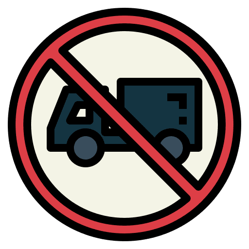 No trucks no trucks road sign traffic sign icon No trucks no trucks road sign traffic sign icon