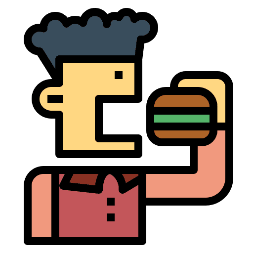 Hamburger eat hamburger avatar icon