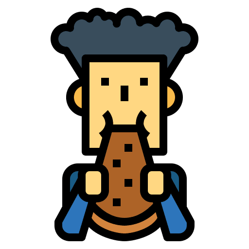 Pizza food food and restaurant people icon