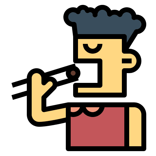 Meatball food and restaurant fast food people icon