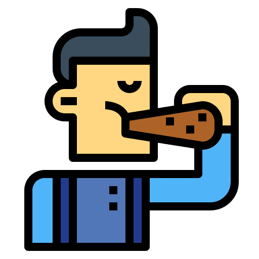 Pizza eating eat avatar icon