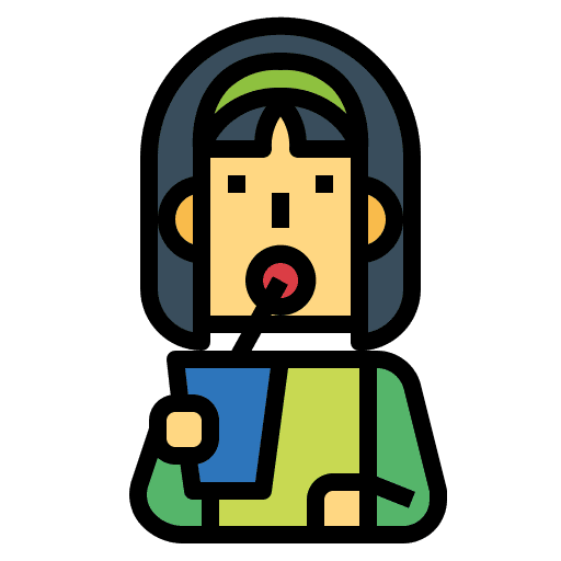 Drink drinking drink woman icon