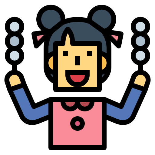 Meatball eating meatball people icon